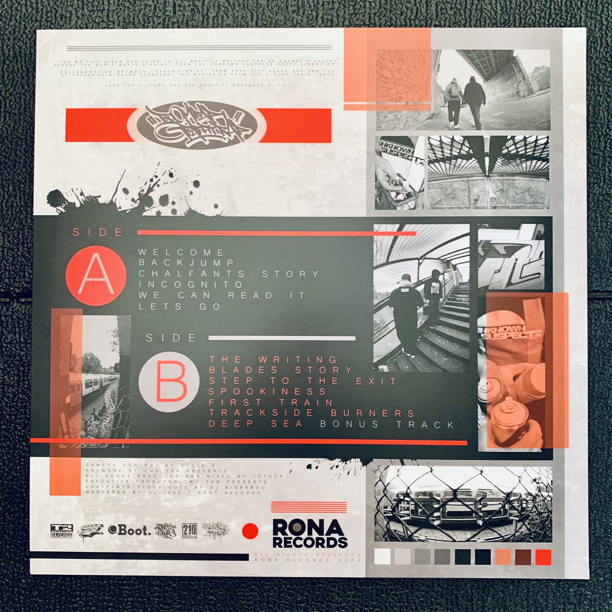 Unknown Suspect2 - The Writing Lp 12" - Rona Records [2022]